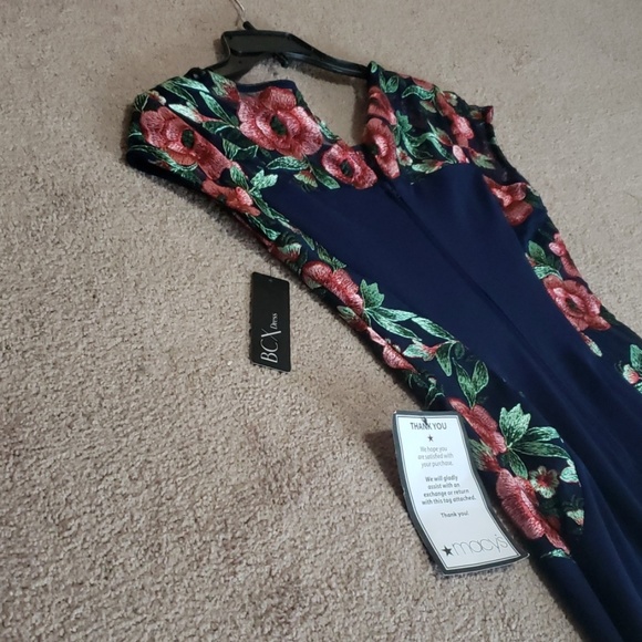 Blue Colorful Dress (Divided) - Picture 4 of 4